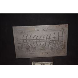 SPIDER-MAN 1 2 & 3 MASK WEBBING REAR LEFT ORIGINAL ADI ALUMINUM MOLD 2