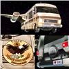 Image 3 : SPACEBALLS MINIATURE WINNEBAGO CHIEFTAN BUMPER STICKER AND JAM DECALS