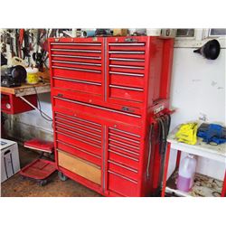 Economizer 4000, Mac Tools Metal Toolbox, On Wheels, W/ Some Contents