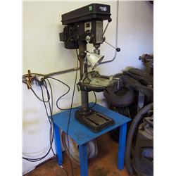 Powerfist 16 Speed Pillar Drill Press, W/ Metal Stand 3/4 HP