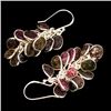 Image 2 : Natural Rough Tourmaline Earrings