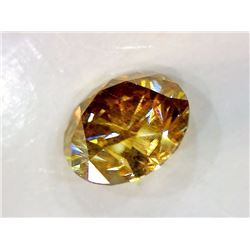 1,45 ct yellow- braun diamant