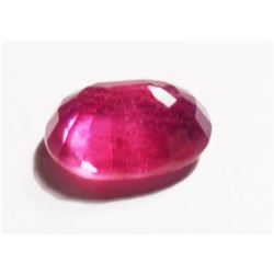 8.29ct. pinkish red natural ruby