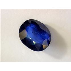 6.28ct. cornflower blue sapphire
