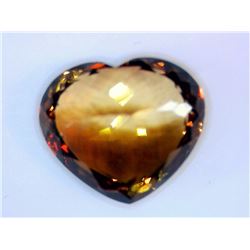 16.03ct IMPERIAL TOPAZ  UNHEATED (HEART)