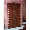 Image 1 : AN EARLY VICTORIAN MAHOGANY AND IVORY BILLIARDS SCOREBOARD, by BURROUGHES & WATTS MANUFACTURERS, SOH
