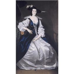 ANDREA SOLDI (circa 1703-1771), Oil on canvas, Portrait of a lady, full length and seated, 671...