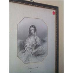 After ROBERTSON, Steel engraving, Lady Caroline Gore-Booth, 2nd Wife of Sir Robert, 33cms x 16...