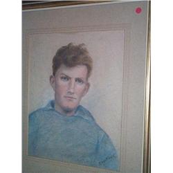 EDWARDIAN SCHOOL (EARLY 20th CENTURY), Pastels, Portrait of Hugh Gore-Booth, head and shoulders<...