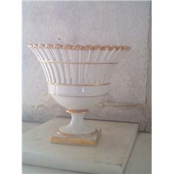 A SET OF THREE FRENCH PORCELAIN FRUIT BASKETS, BY HONORÉ, circa 1835,, with pierced sides, gilded,..