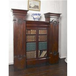 A PAIR OF IRISH WILLIAM IV MAHOGANY BOOKCASES, attributed to WILLIAMS & GIBTON, circa 1835,, each...