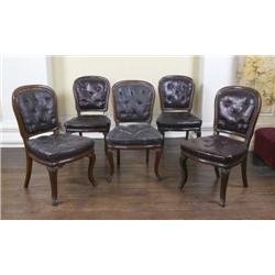 A SET OF SEVENTEEN IRISH WILLIAM IV MAHOGANY DINING CHAIRS, INCLUDING ONE OPEN, ARMCHAIR, by WILLI..