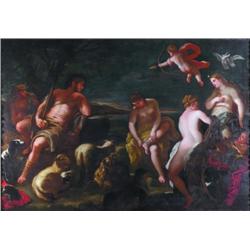 Attributed to LUCA GIORDANO, FA PRESTO (Naples 1634-1705) and Studio, Oil on canvas, The Judgeme...