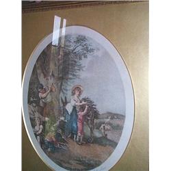 after WILLIAM HAMILTON, A set of twelve oval coloured stipple engravings, Published, 1915, by 'G...