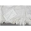 Image 1 : A LINEN LACE AND EMBROIDERED, CHRISTENING ROBE, by the Lissadell School of Needlework, e200/300...