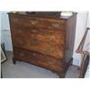 Image 1 : A GEORGE III OAK CHEST, circa 1780, the moulded rectangular top above two short and two long drawers