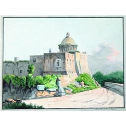 A FOLIO, containing a quantity of pencil drawings of a tour in the Naples region, October 1826, unde