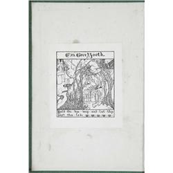 W. B. YEATS, (Editor): Book of Irish Verse, London 1895, (Methuen & Co), book plate of Eva Gore-Boot