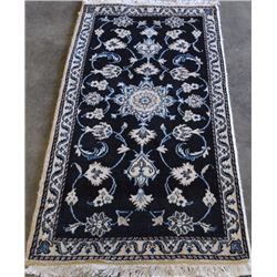 Gorgeous design silk blended handmade Persian Nain Rug