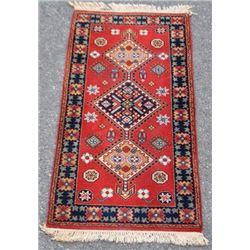Very lovely hand woven Karajeh design Rug