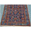 Image 3 : Fascinating red and navy handmade antique Malayer Rug