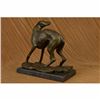 Image 3 : Large greyhound whippet genuine hot cast bronze statue