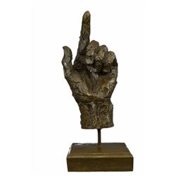 Lucky Hand Bronze Sculpture