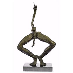 Exaggerated Woman Bronze Sculpture