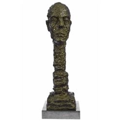 Gia Abstract Male Bust Bronze Statue