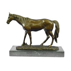 Arabian Racing Horse Mere Stallion Bronze Sculpture