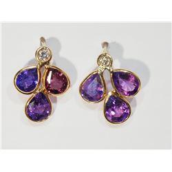 #22-14KT YELLOW GOLD EARRINGS