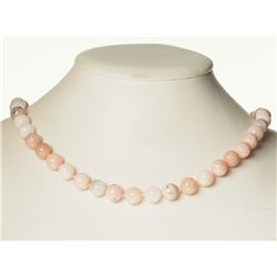 #41-ROSE GOLD RHODIUM PLATED OPAL NECKLACE