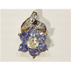 #42-14KT WHITE GOLD PENDANT