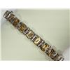 Image 1 : #47-STERLING SILVER CITRINE BRACELET
