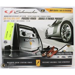SCHUMACHER 500AMP PORTABLE POWER JUMP STARTER