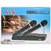 Image 1 : NEW WIRELESS MICROPHONE AND RECEIVER SET