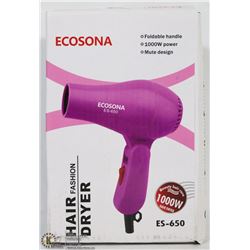 NEW ECOSONA 1000W HAIR DRYER