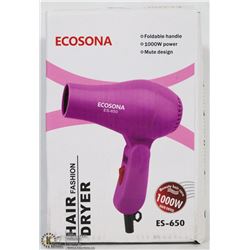 NEW ECOSONA 1000W HAIR DRYER