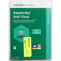 KASPERSKY ANTI-VIRUS PROTECTION FOR 1PC