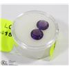 Image 1 : #60 NATURAL PURPLE AMETHYST GEMSTONE 3CT