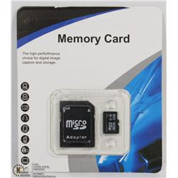 NEW 32GB MICRO SD CARD WITH ADAPTOR