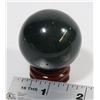 Image 1 : #9 NATURAL INDIA  BLOOD STONE SPHERE BALL  + STAND