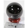 Image 1 : #42-NATURAL BLACK OBSIDIAN SPHERE BALL