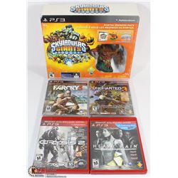 LOT OF 5 PLAYSTATION 3 GAMES INCLUDING