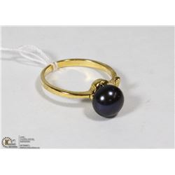 #78 FRESH WATER PEARL  RING .925 STERLING SILVER