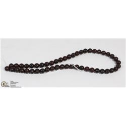 #42 NATURAL BLOOD STONE LOOSE BEAD NECKLACE