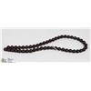 Image 1 : #42 NATURAL BLOOD STONE LOOSE BEAD NECKLACE