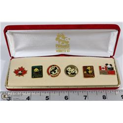 PANDAS IN PERSON LAPEL PIN COLLECTION