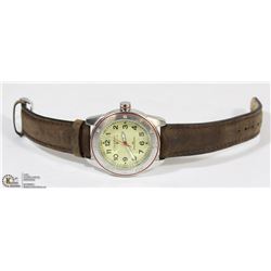 COLEMAN WATCH W/ LEATHER BAND