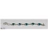 Image 1 : # 116 SWISS BLUE TOPAZ BRACELET